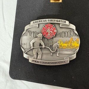American Firefighter Commemorative Belt Buckle